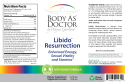 Libido Resurrection Herbal Tonic Label