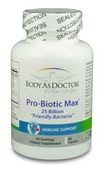 Probiotic Max - 25 Billion live bacteria per capsule