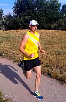 photo of Dale Aychman running