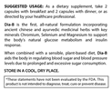 Dia-B Blood Glucose Support Usage Instructions