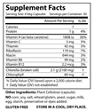 Chlorella Superfood Supplement Fats