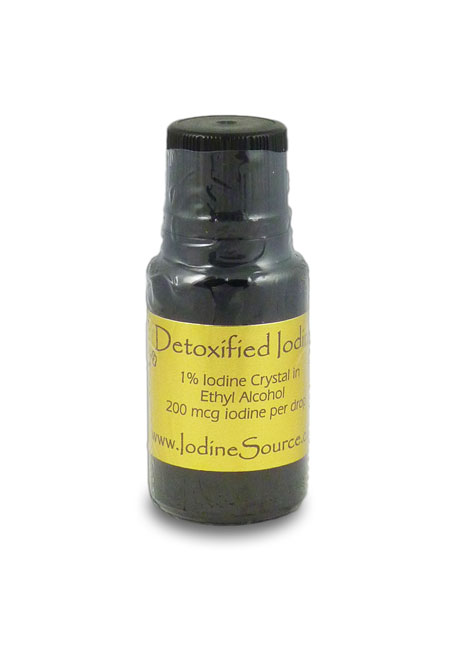 Detoxified Iodine Drops Bottle