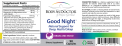 Good Night Sleep Aid Label