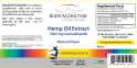 CBD Rich Hemp Oil Extract Label