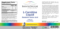 L-Carnitine Orange Concentrate Label