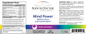 Mind Power Brain Anti-Aging Label
