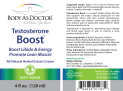 Testosterone Boost Herbal Cream Ingredients and Suggested Use instructions